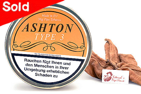 Ashton Typ 3 Pipe tobacco 50g Tin